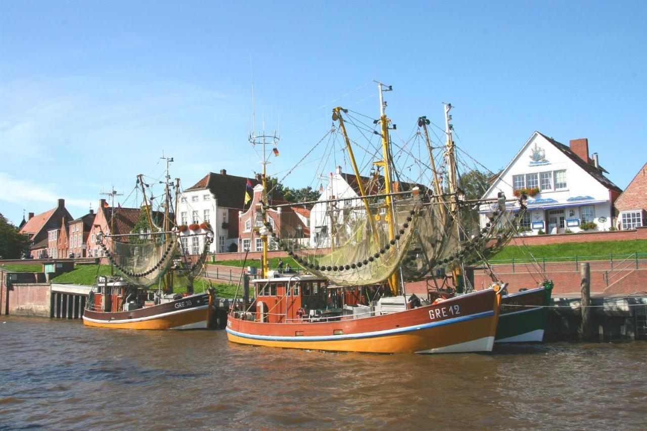 Oltmanns Ferienhaus Bummert Am Hafen Greetsiel Eksteriør billede